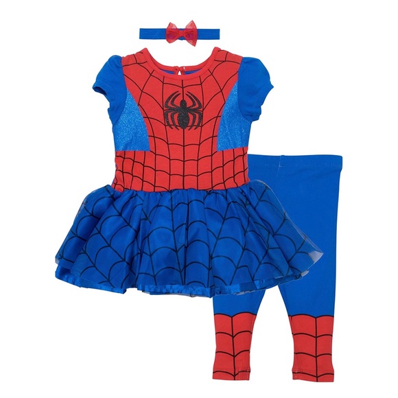 Toddler 2T Girl Spider-Man Costume